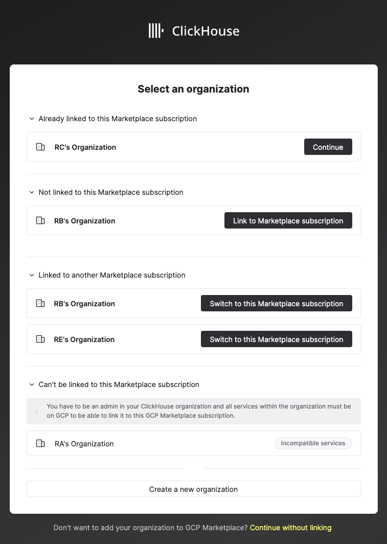 التسجيل في Marketplace وربط مؤسسة